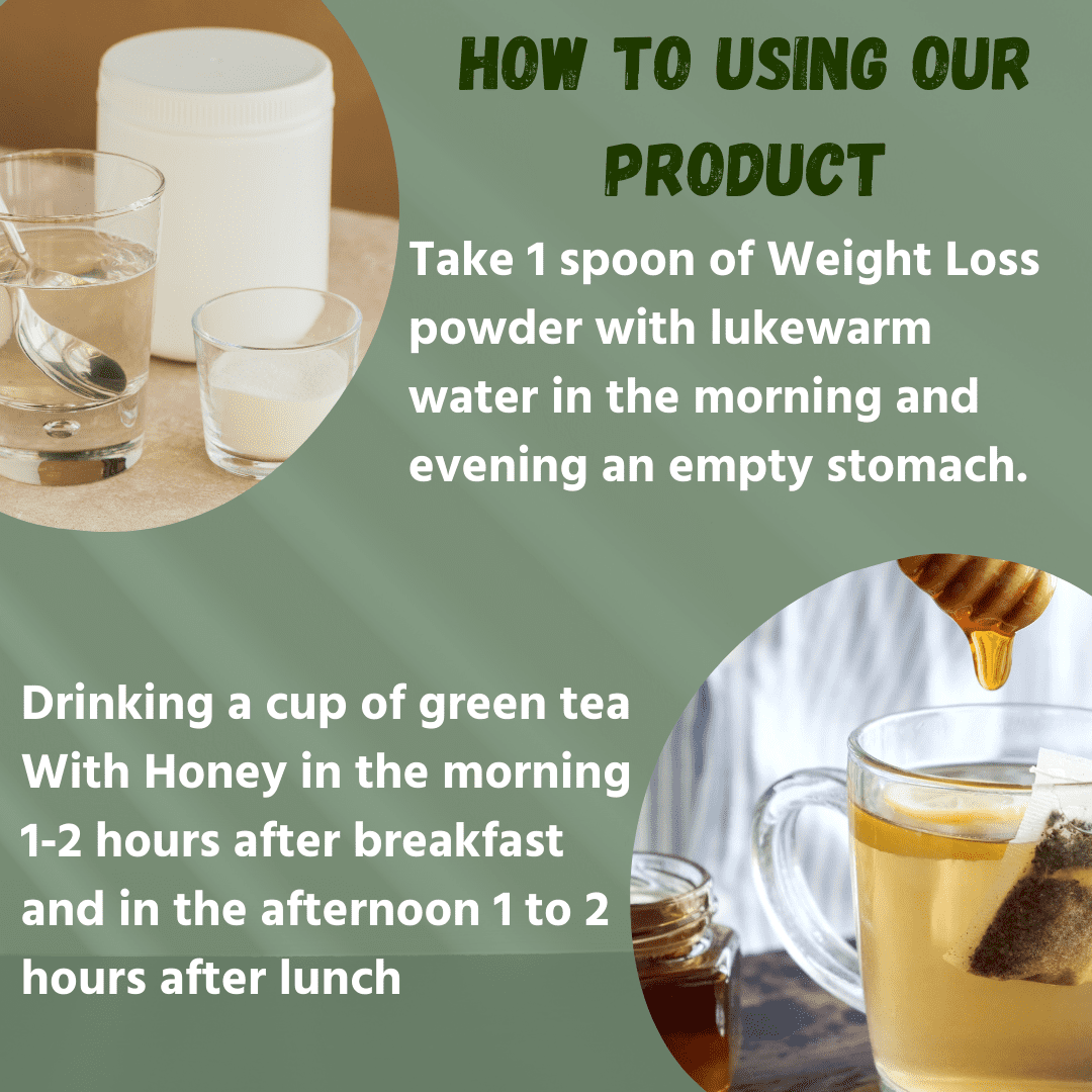 Weight loss powder for Fat loss - metabolism Booster - natural detox & easy digestion - combo for Weight Loss Management