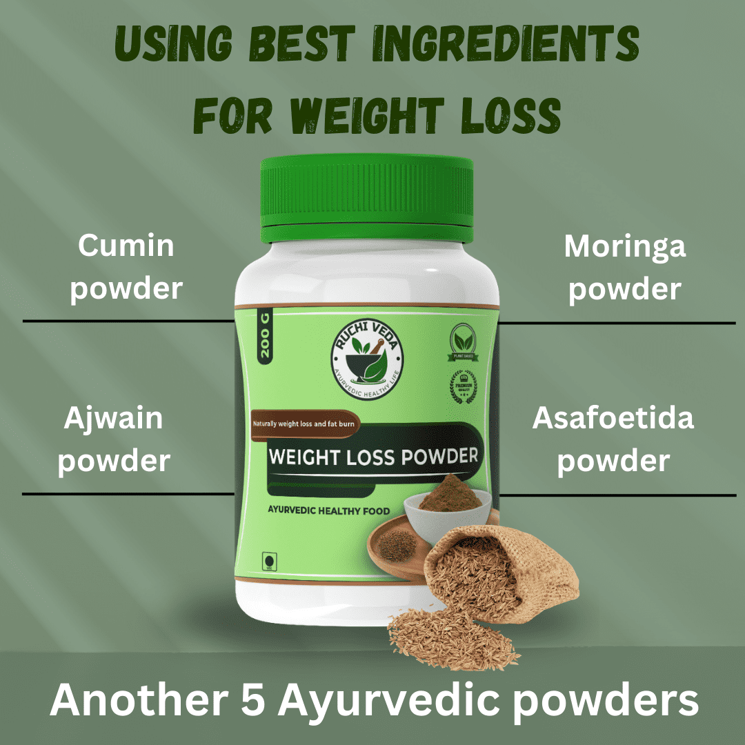 Weight loss powder for Fat loss - metabolism Booster - natural detox & easy digestion - combo for Weight Loss Management