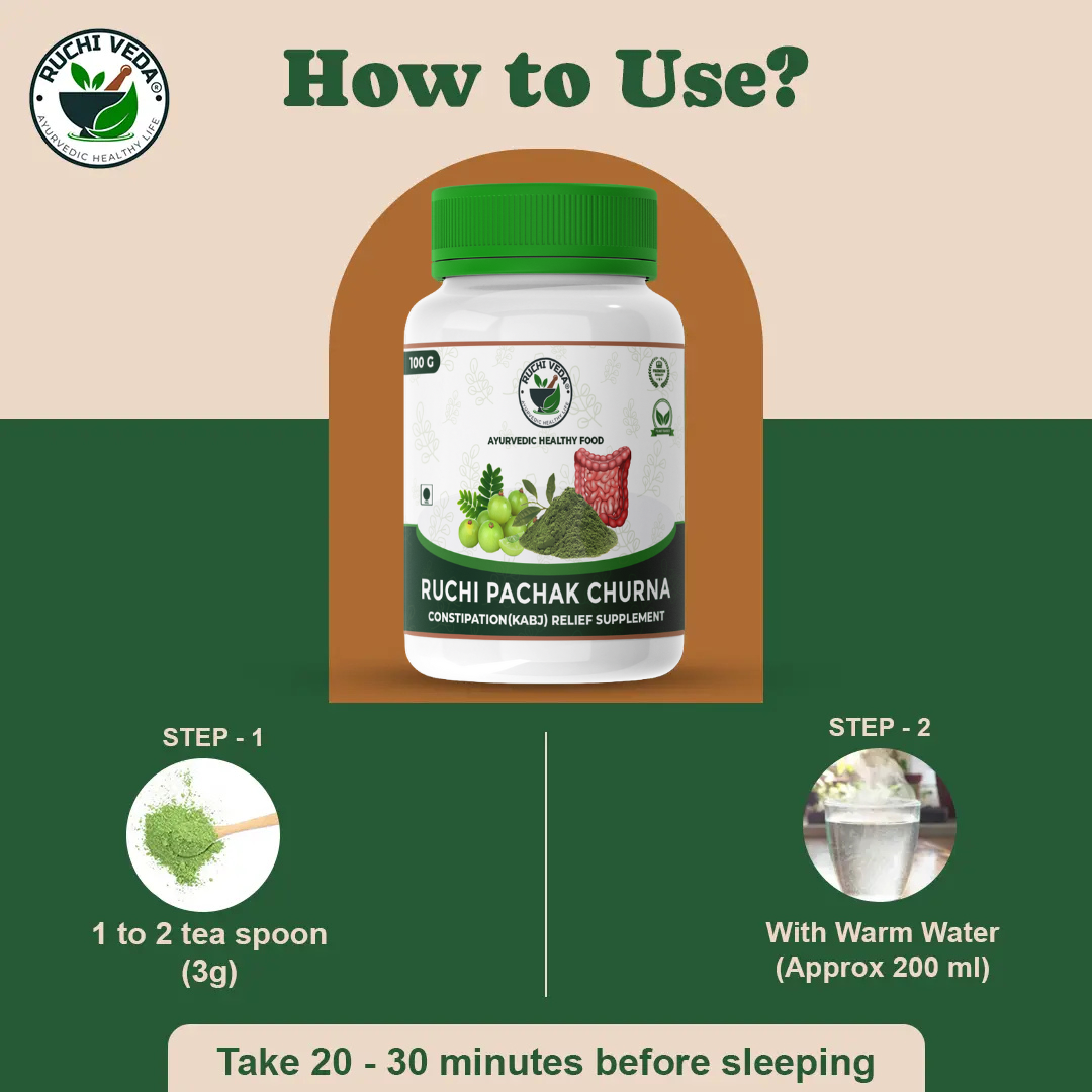 RUCHI PACHAK CHURNA -  The Ultimate Solution for Constipation Relief