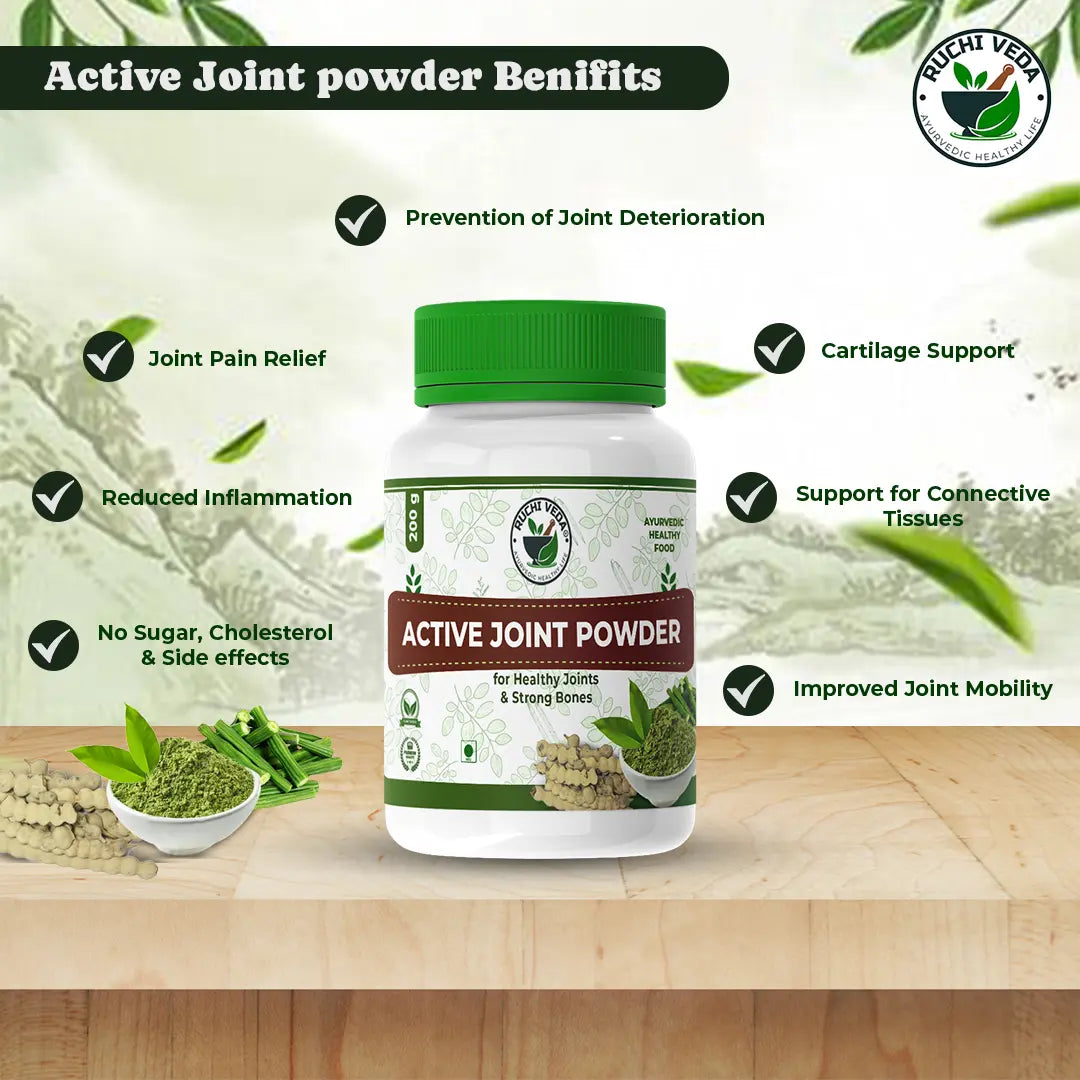 benefits of active joint powder ruchi veda joint pain remedies