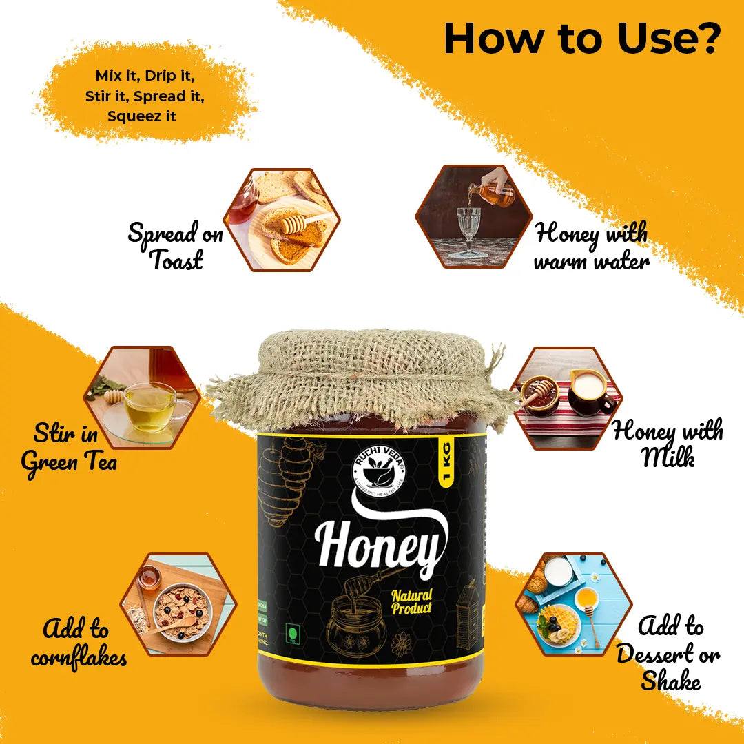 how to use honey, ruchi veda, best honey brands