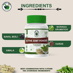 ingredients of active joint powder, ruchi veda, joint pain relief