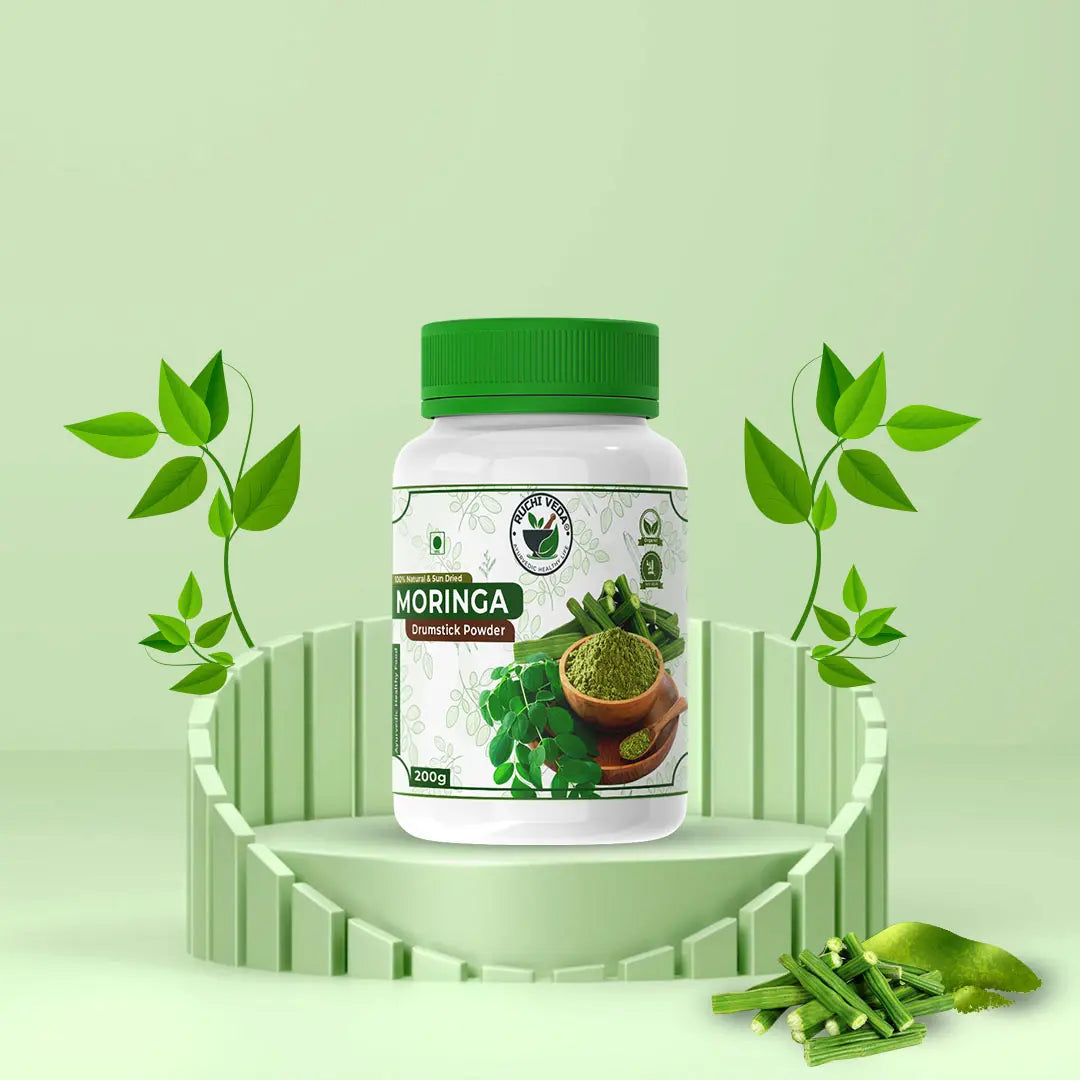 moringa drumstick powder, ruchi veda, moringa drumstick benefits