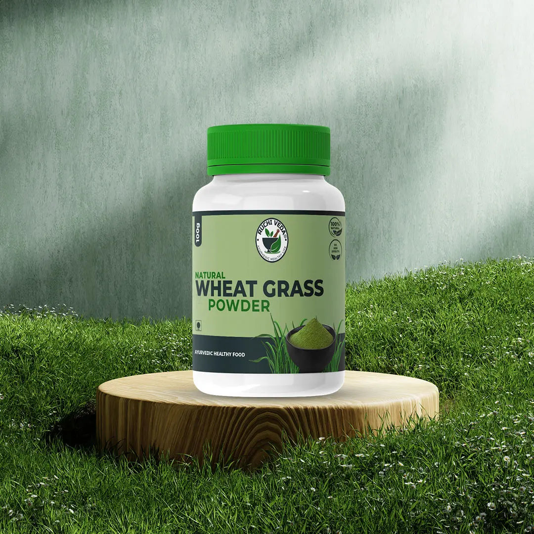 wheat grass powder, ruchi veda, best wheatgrass powder brands