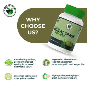why choose us, ruchi veda, wheatgrass powder benefits